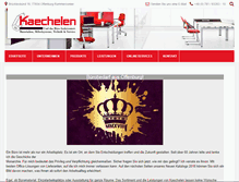 Tablet Screenshot of kaechelen.de